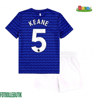 Everton Michael Keane #5 Hemmaställ Barn 2025-26 Kortärmad (+ Korta byxor)